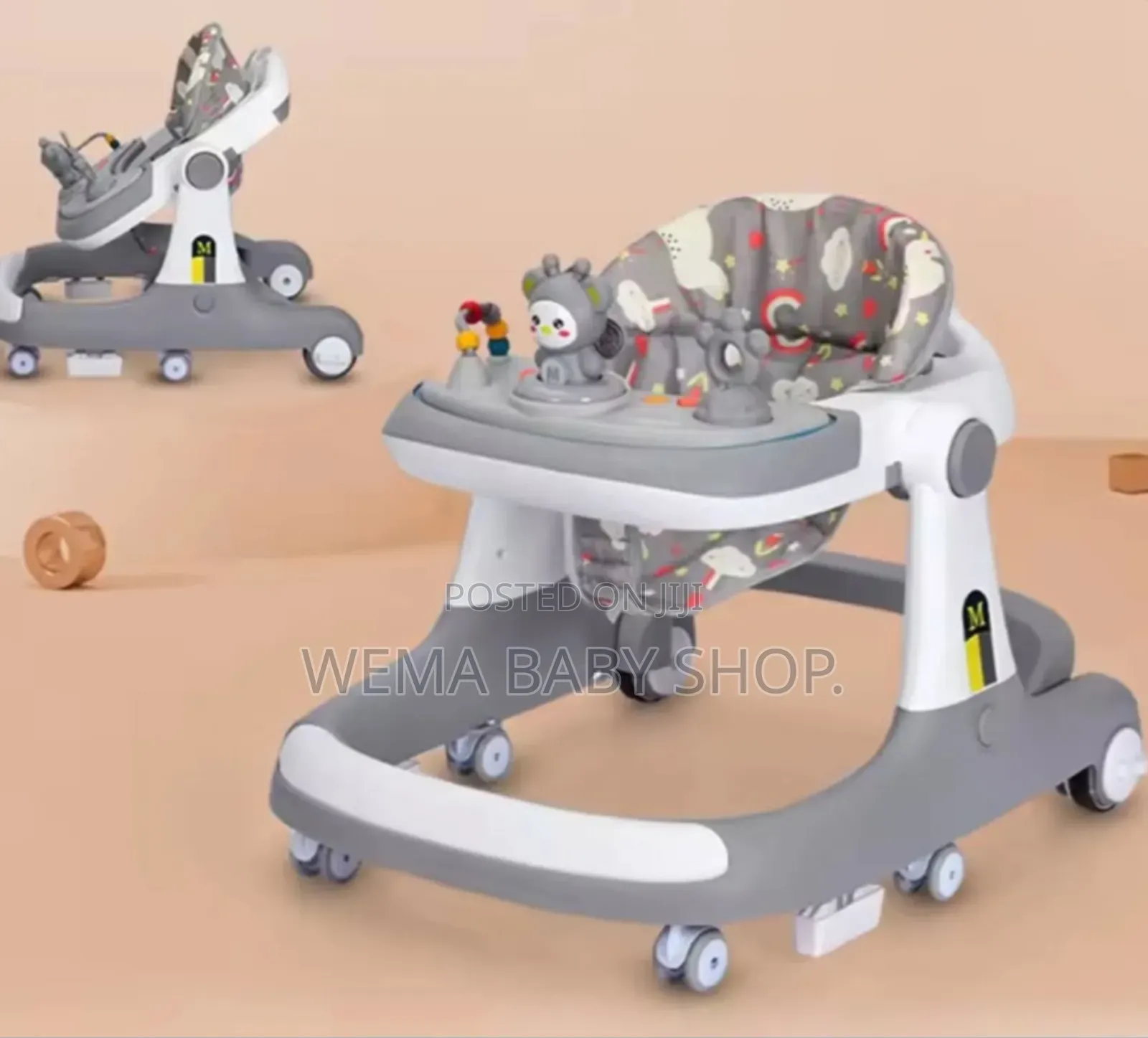 4 in 1 Multifunction Musical Foldable Baby Walker