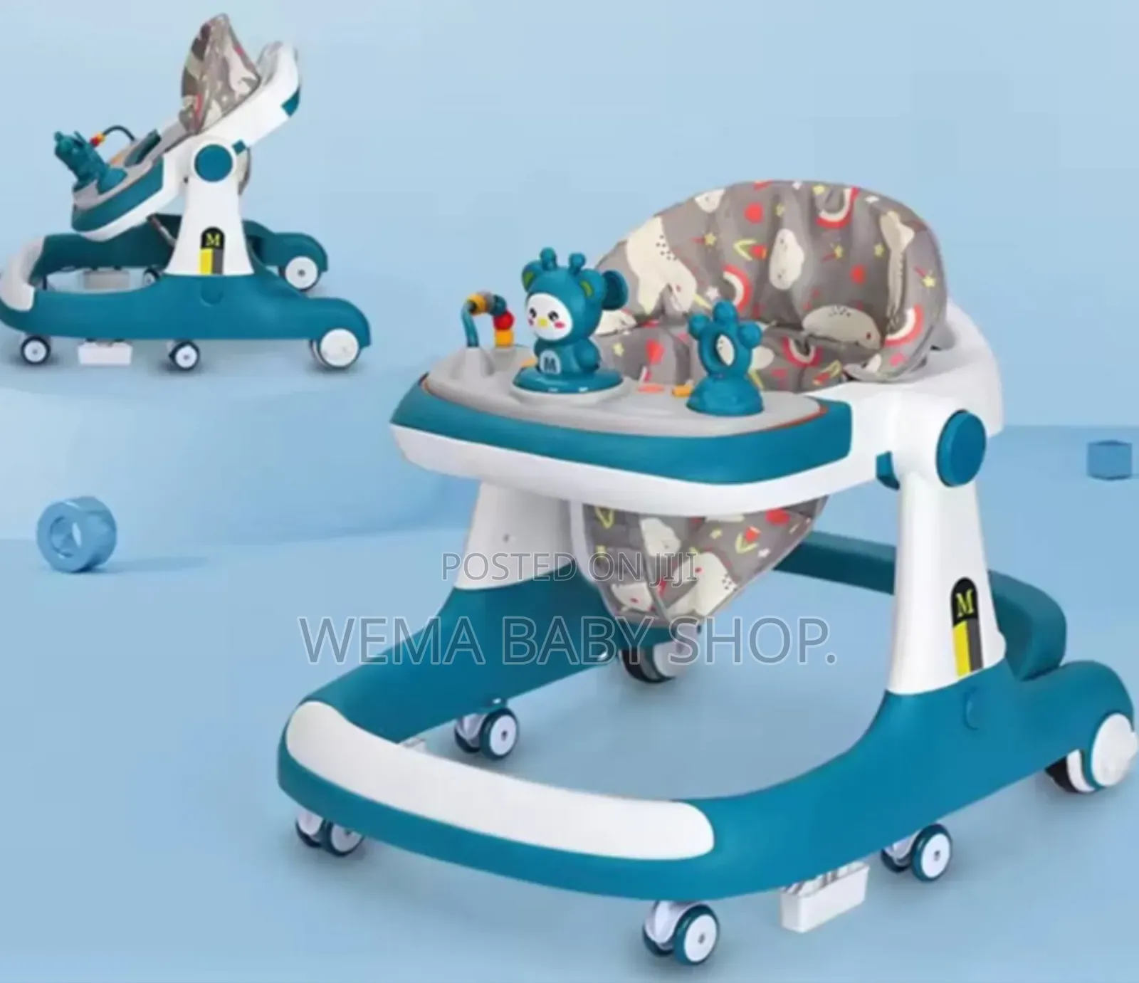 4 in 1 Multifunction Musical Foldable Baby Walker