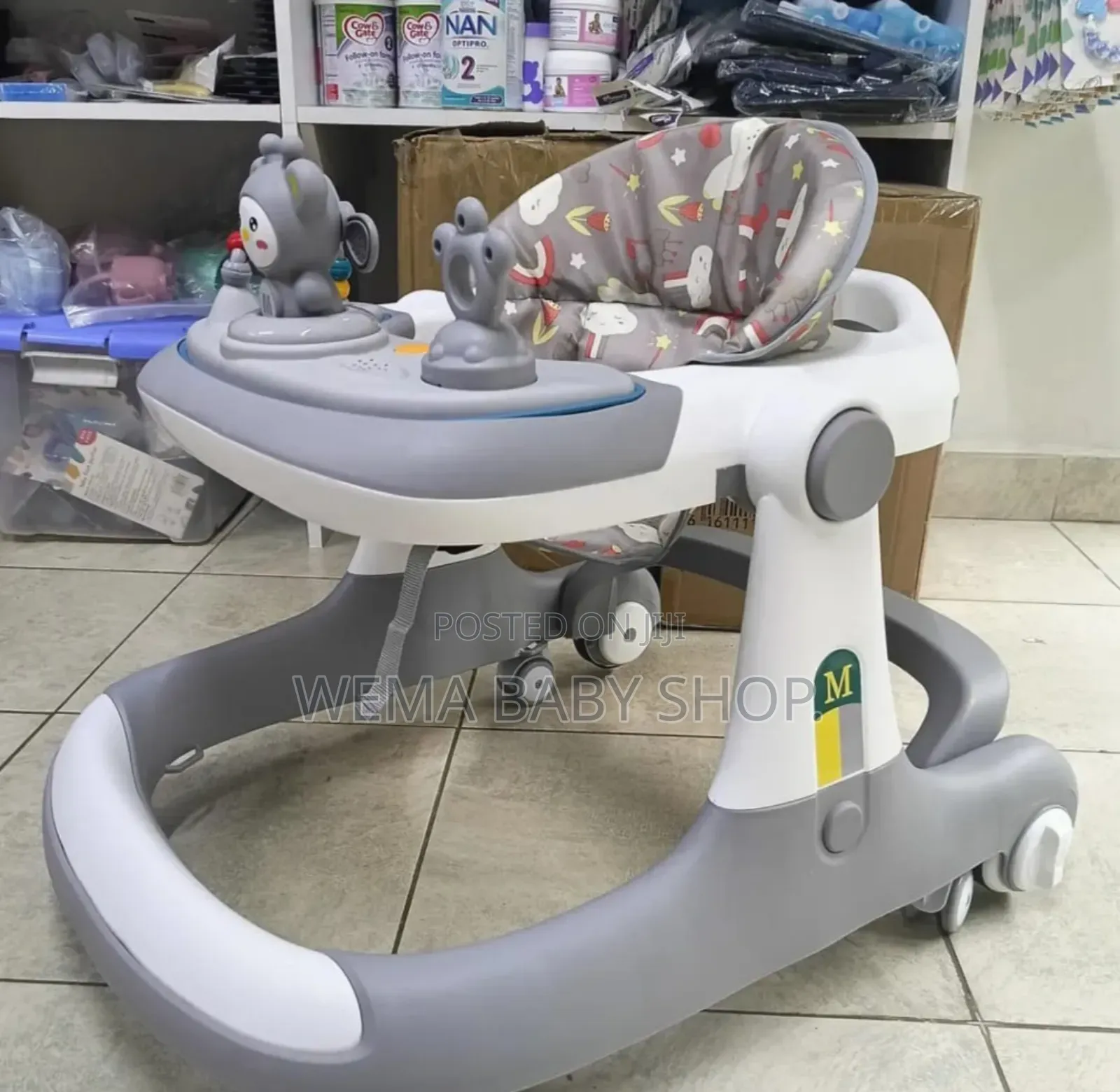 4 in 1 Multifunction Musical Foldable Baby Walker