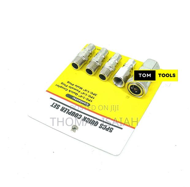 5pcs 1⁄4 Inch Quick Coupler Set - thumbnail 3