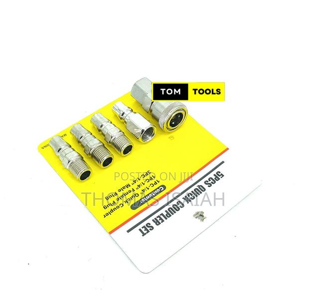 5pcs 1⁄4 Inch Quick Coupler Set - thumbnail 4