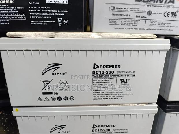 High Efficiency 200ah Ritar Deep Cycle Batteries