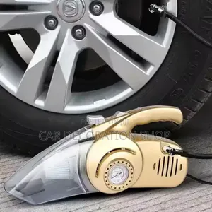 Super Suction Car Vacuum Clean 100w +Torch,Gauge,Inflator