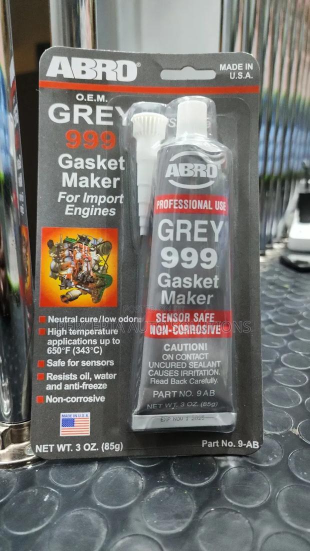 Abro -999 RTV Silicone Gasket Maker 85g Grey