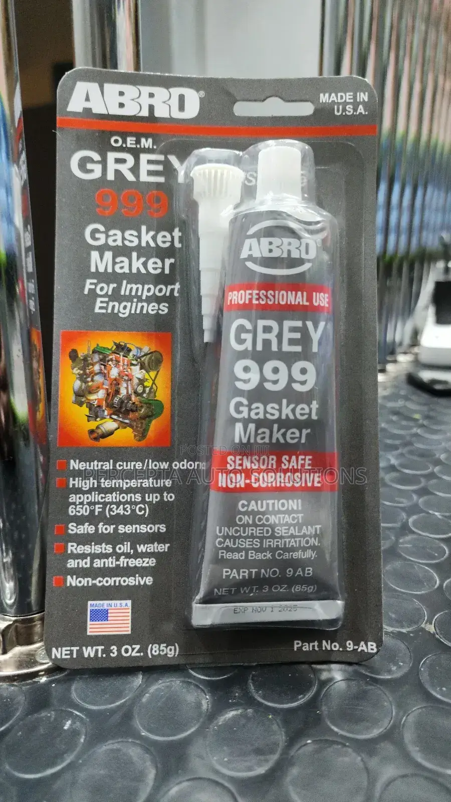 Abro -999 RTV Silicone Gasket Maker 85g Grey