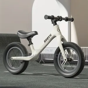 Balance Bike Push With Pneumatic Rubber Tires, No Pedals