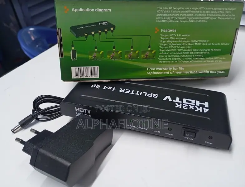  Hdmi Splitter 1 in 4 Out