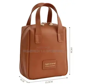 Pu Leather Travel Cosmetics Bag