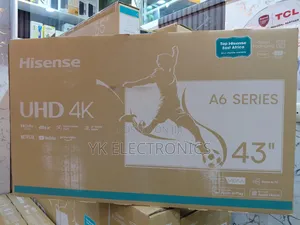 Hisense 43 Inch Smart Uhd Frameless Tv 43a6n