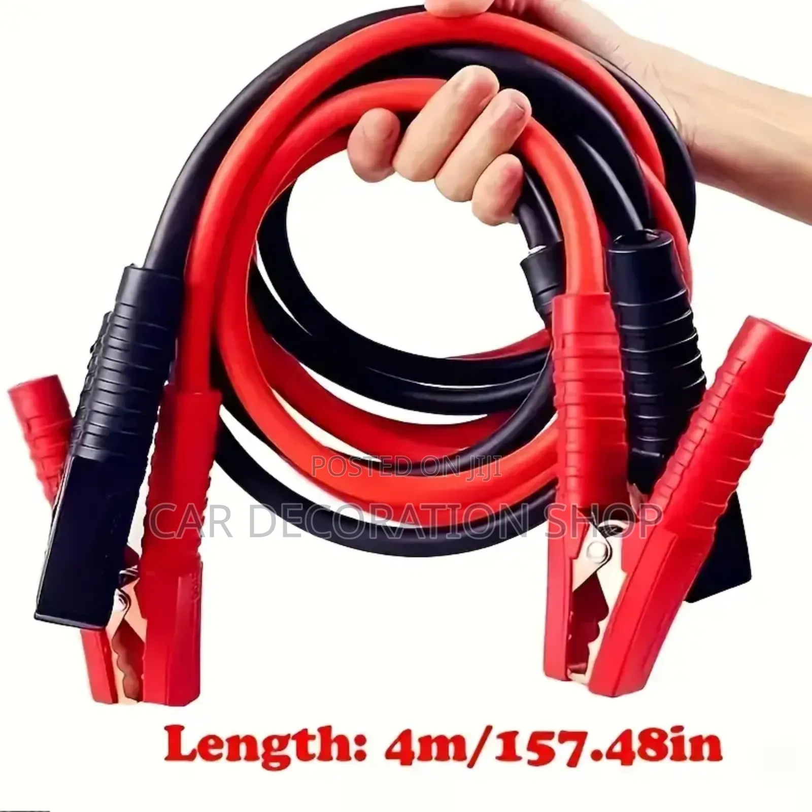4mtr Lorry/Saloon Car Jumper Cables 1000w 12/24v