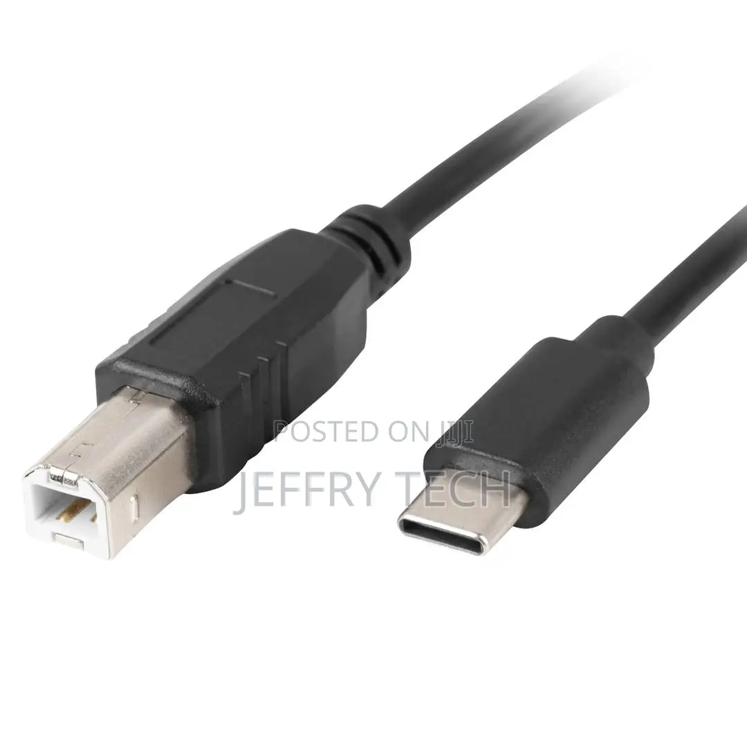 Usb B to Usb C 2.0 Cable 1.5 Meters Black Ca-Usba-13cc-0