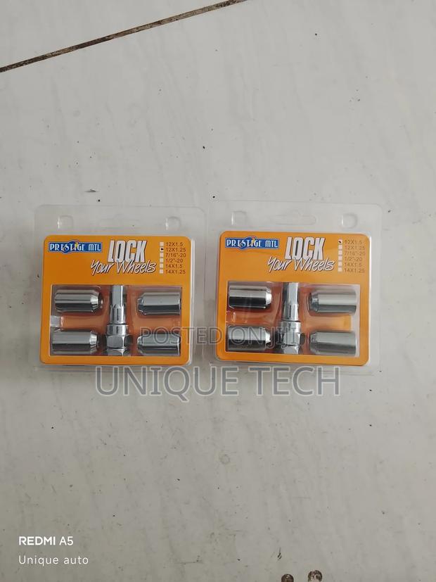 Anti-theft Allen Key Lock Nuts Set Of 4