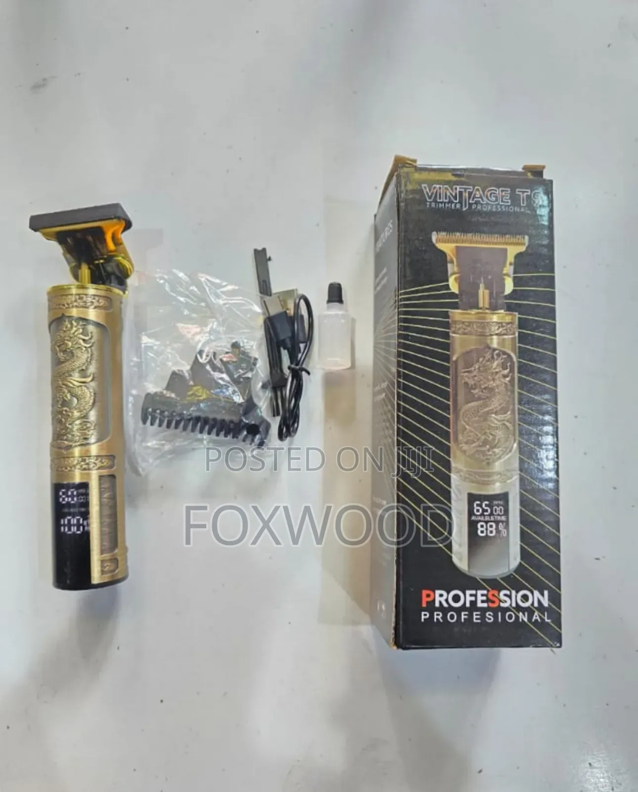 New Metal Electric Hair Clipper, Rechargeable Hair Trimmers,