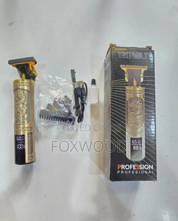 New Metal Electric Hair Clipper, Rechargeable Hair Trimmers,
