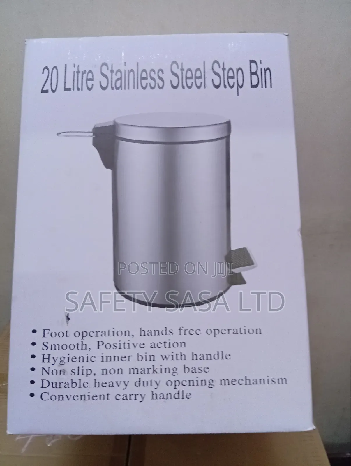 Pedal Stainless Steel Bin.