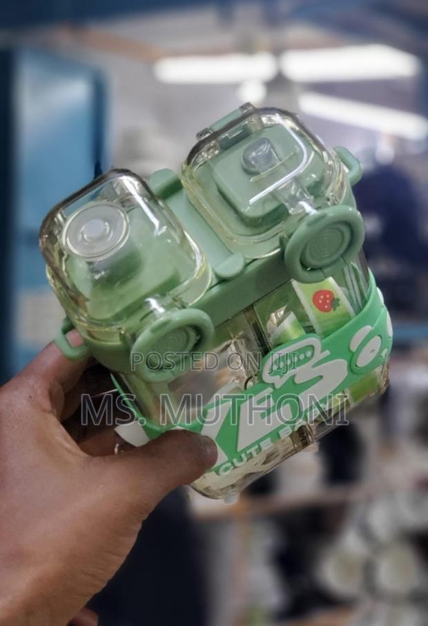 Ne Double Way / Partitioned Drinking Children Water Bottle - thumbnail 5