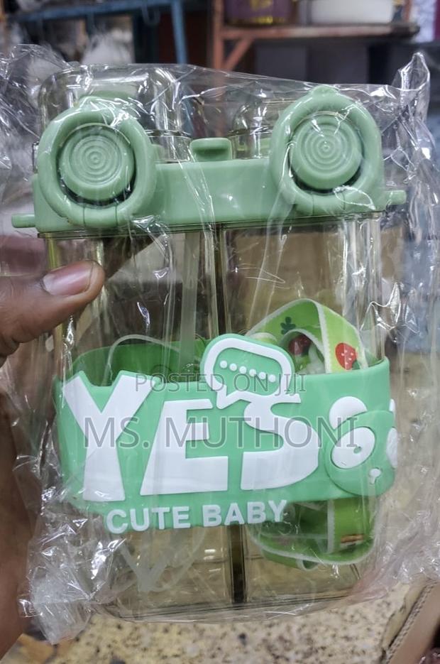 Ne Double Way / Partitioned Drinking Children Water Bottle - thumbnail 7