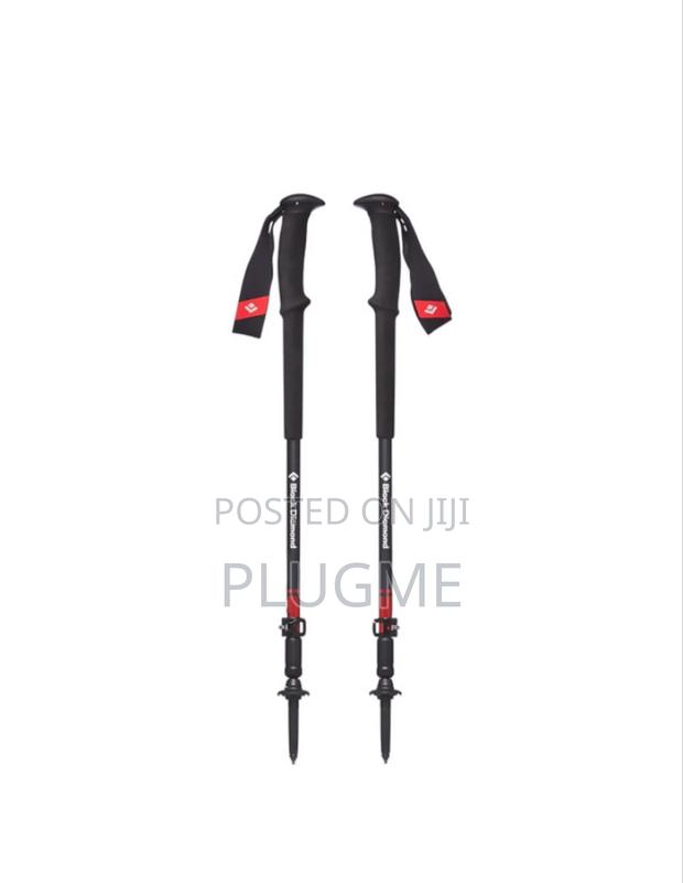 Anti-Shock Trekking Pole Walking Sticks Adjustable Hiking - main view