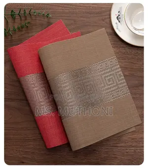 6 PCS Premium-Quality Luxury PVC Table Mats/ Placemats*