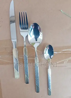 Elegant Heavy 24pcs Stainless Steel Cutlery Spoon Set*