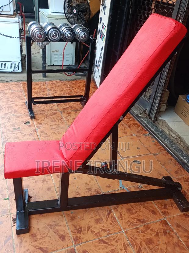 Red Benches+ Incline Bench - main view