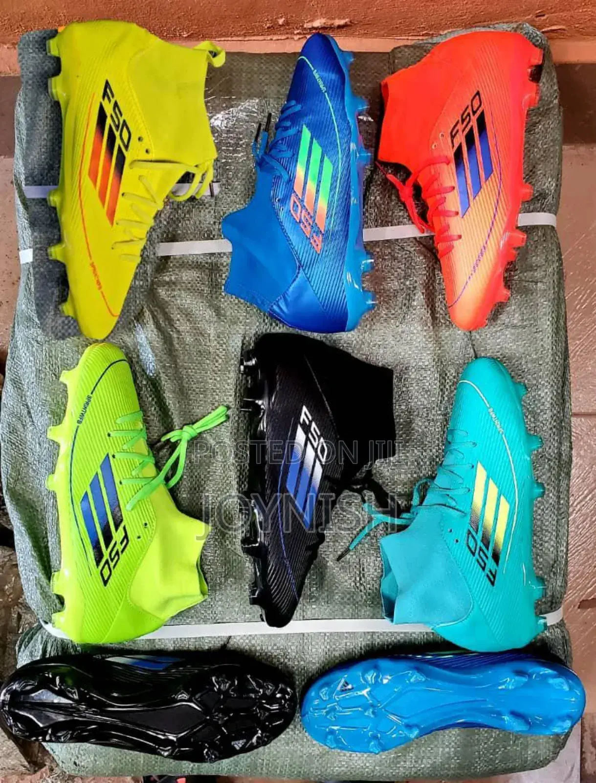 Multicolor Football Boots