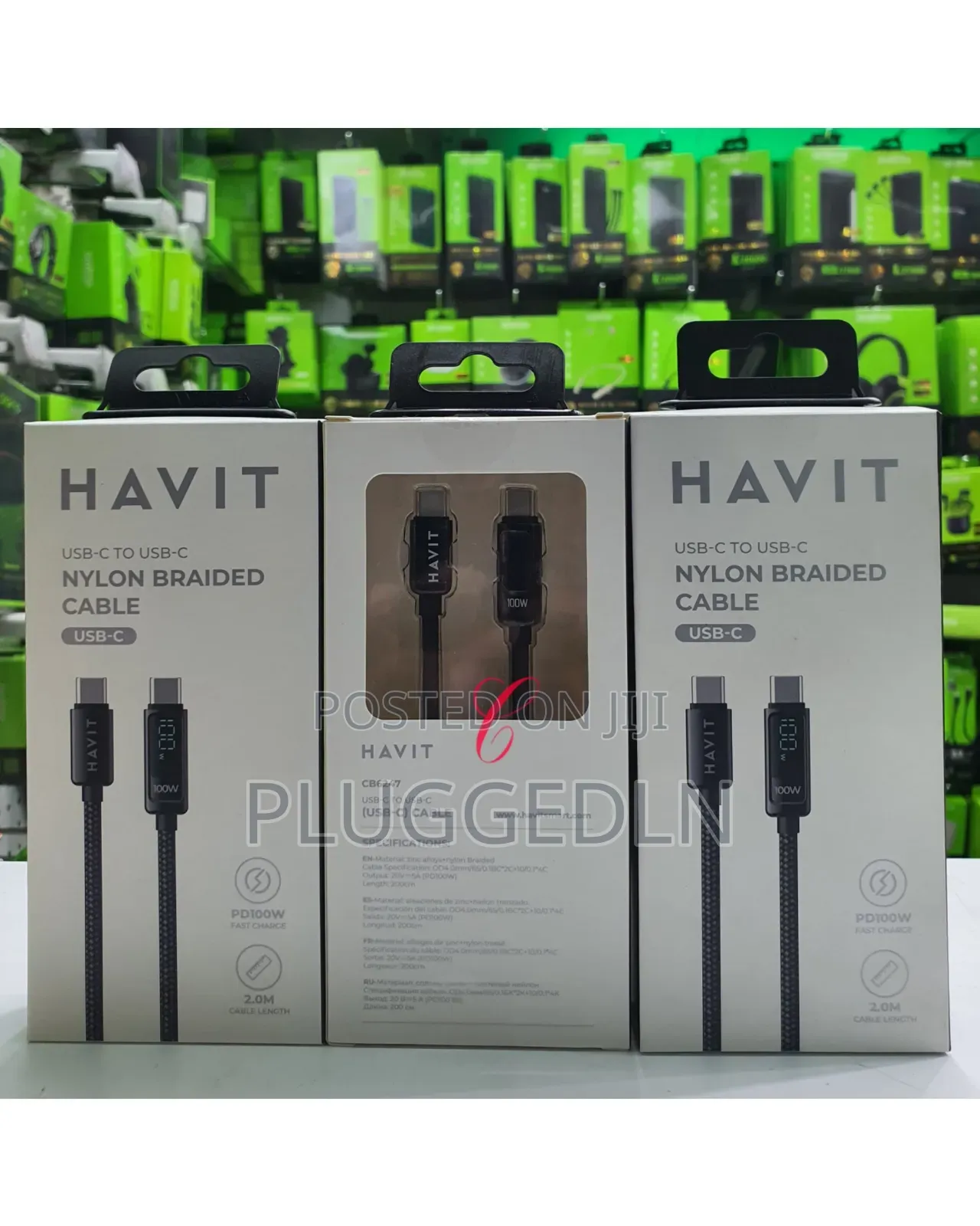 Havit Cb6247 Type C to Type C* Fast Charge Cable