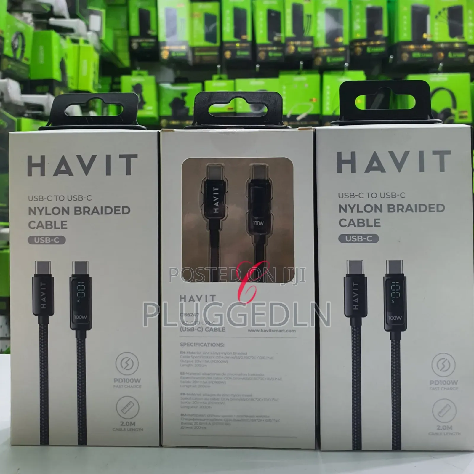 Havit Cb6247 Type C to Type C* Fast Charge Cable