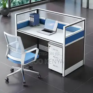 Office Workstation ; One - Way Modular Office Workstation