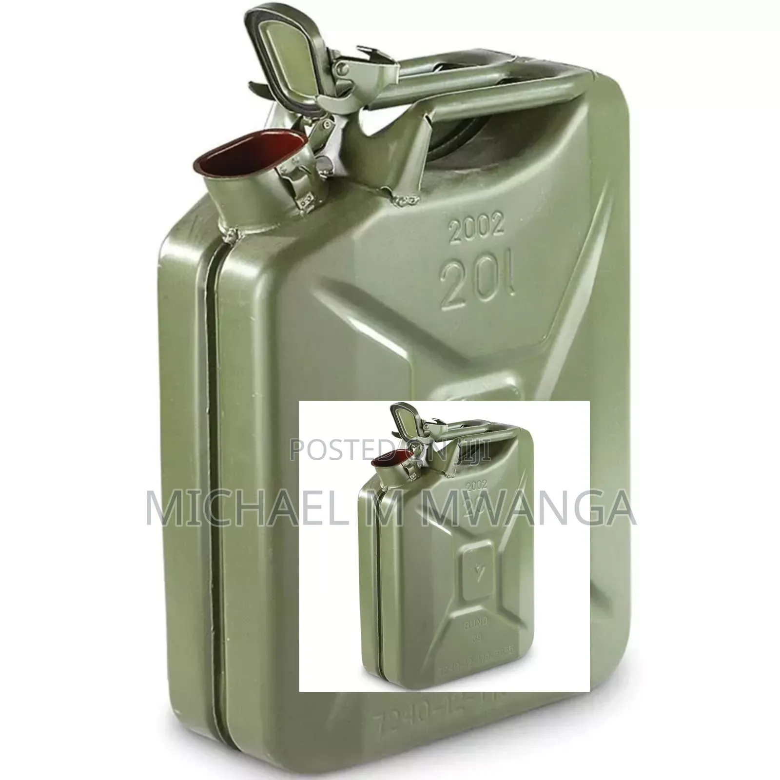 Jerry Fuel Metallic Can