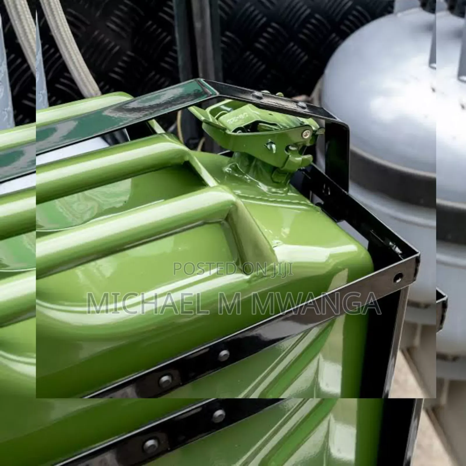 Safe Fuel Metallic Can