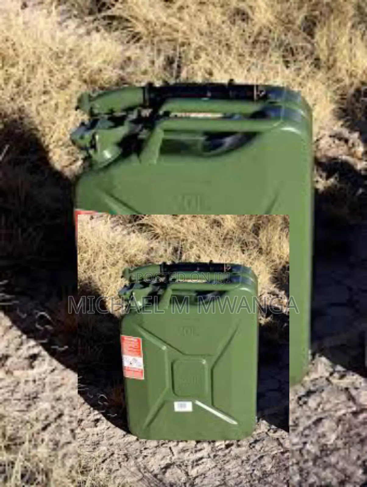 Steel Metallic Fuel Can