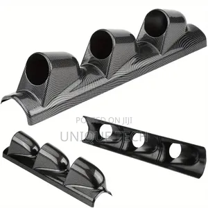 3 Holes Car Gauge Holder Sleek Design for Dashboards