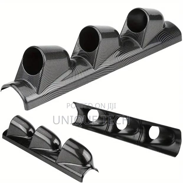 3 Holes Car Gauge Holder Sleek Design for Dashboards