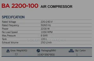 Maxmech Belt-driven
100l
2200w Air Compressor Best Quality