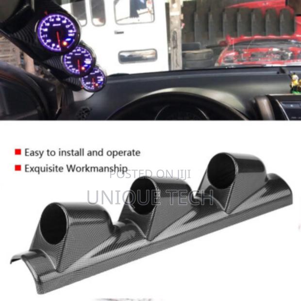 Car Triple Gauge Pod Strong and Stylish Dashboard Fit