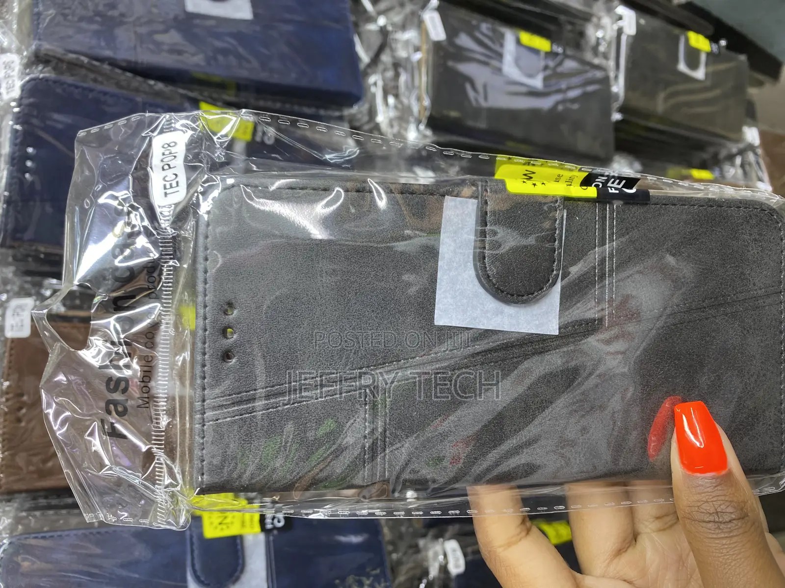 Shinestar Tecno Pop 8 Flip Leather Flip Cover Wallet Case