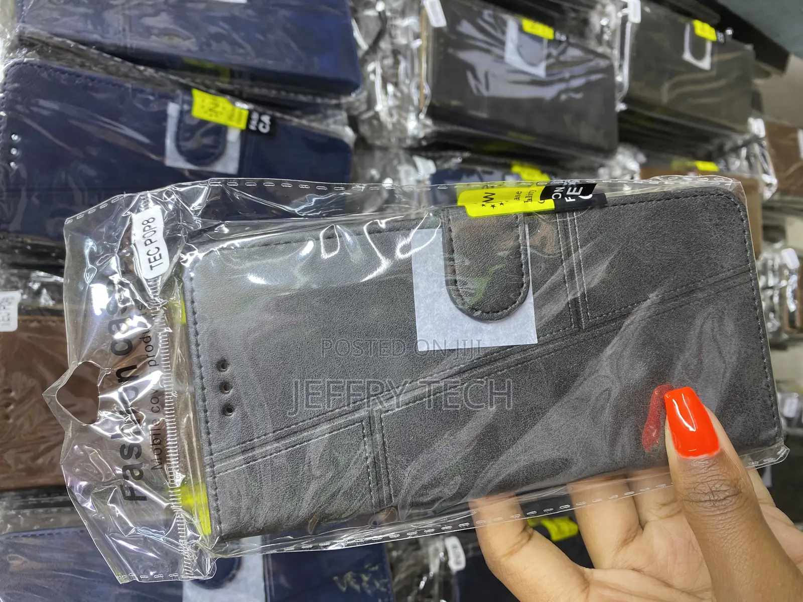 Shinestar Tecno Pop 8 Flip Leather Flip Cover Wallet Case