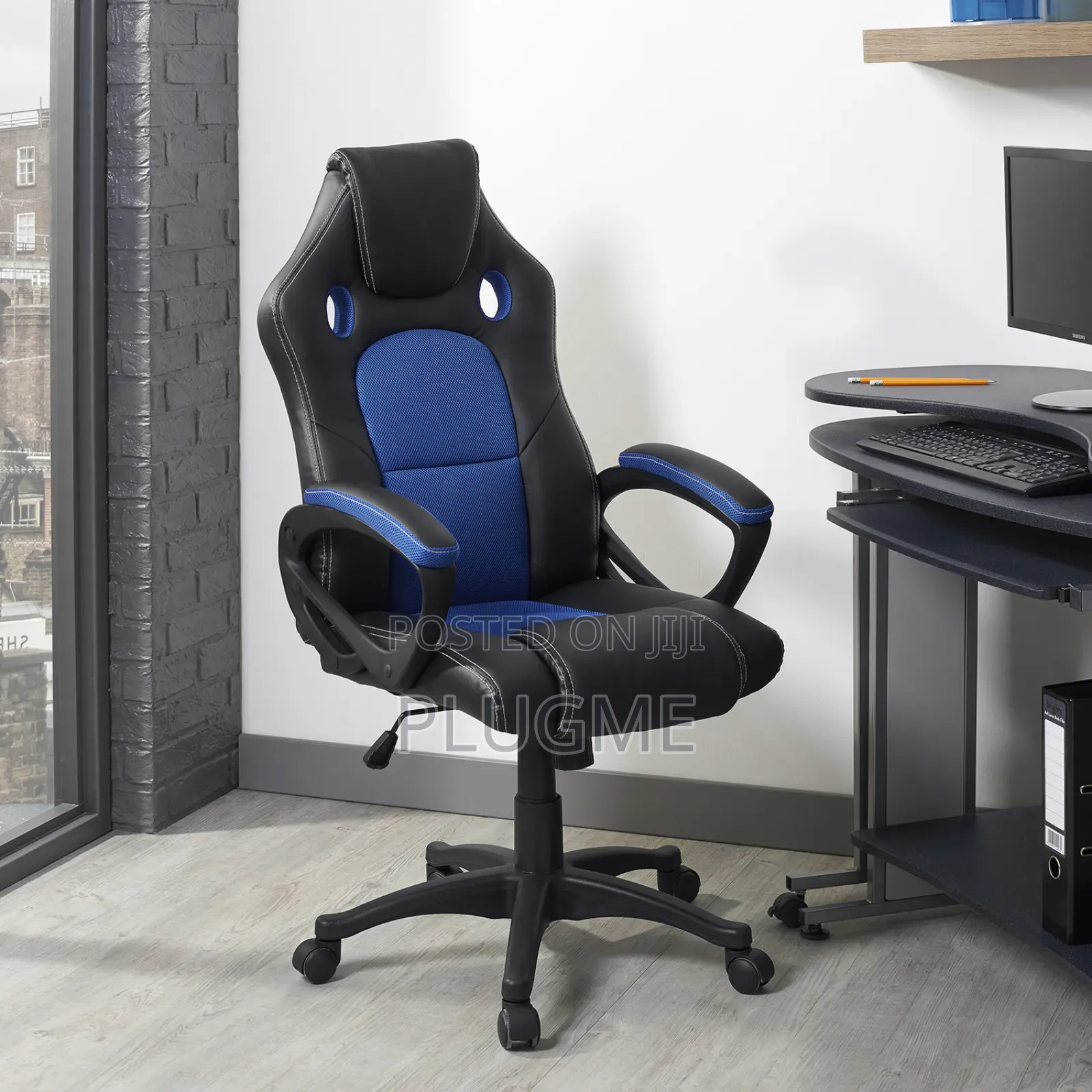 Padded Ergonomic Gaming Office Home Chair With Headrest