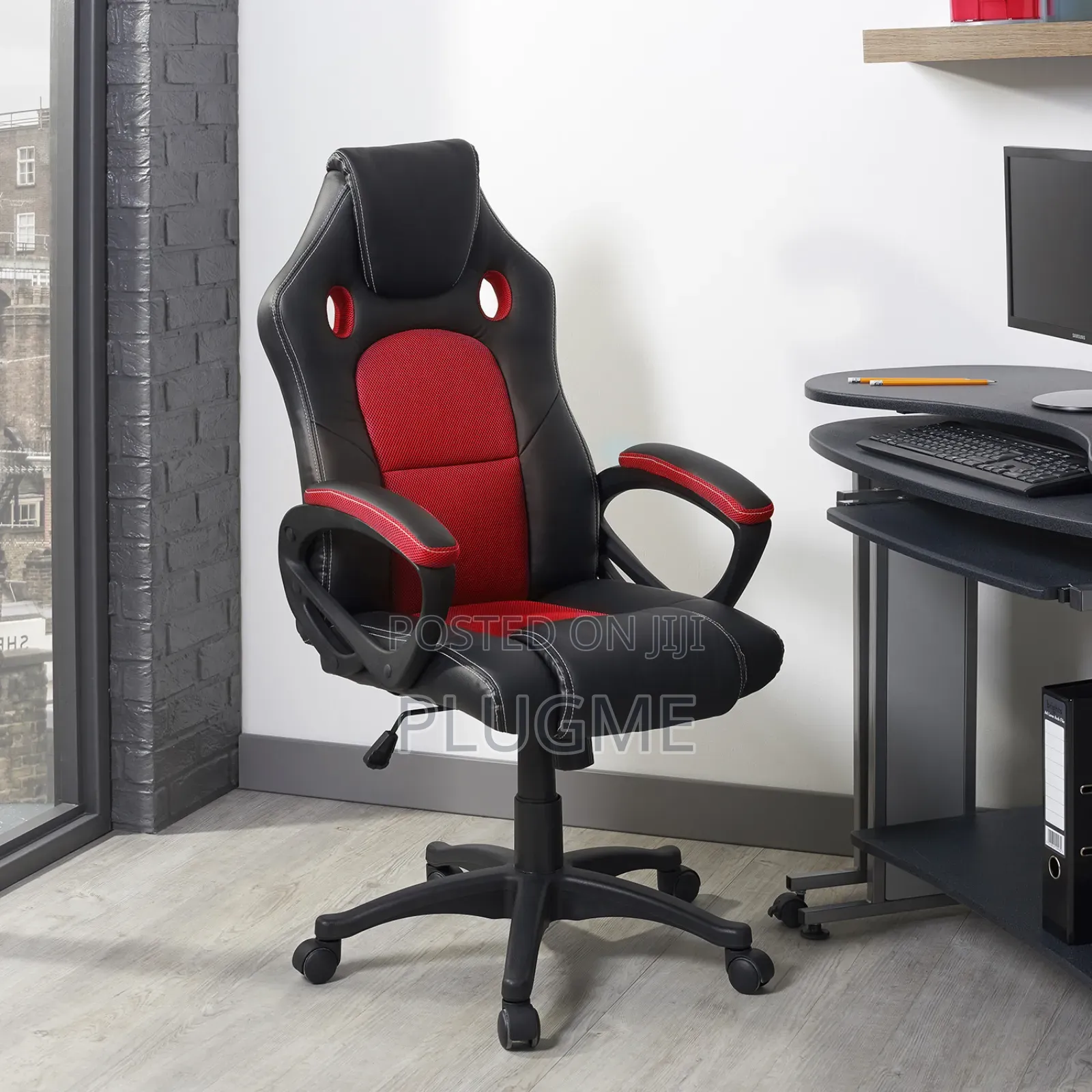 Padded Ergonomic Gaming Office Home Chair With Headrest