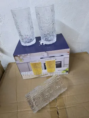 New Bark Patterned Retro Glass Water Cup