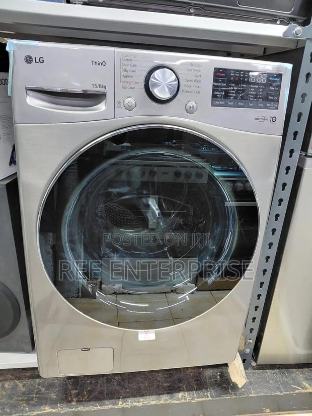 Lg 15/8kg Wash and Dry Front Load Washing Machine - main view