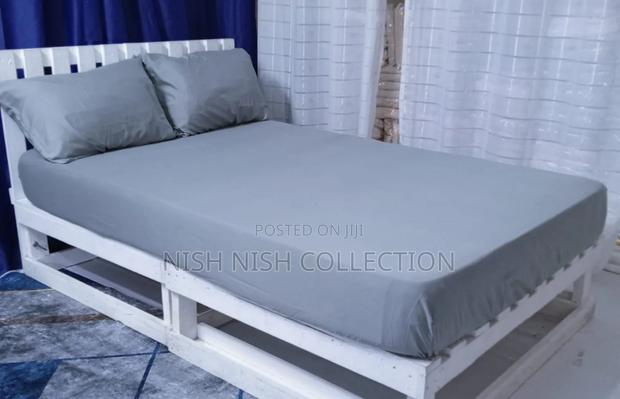 3pc) Cotton Fitted Bedsheet Set - thumbnail 4