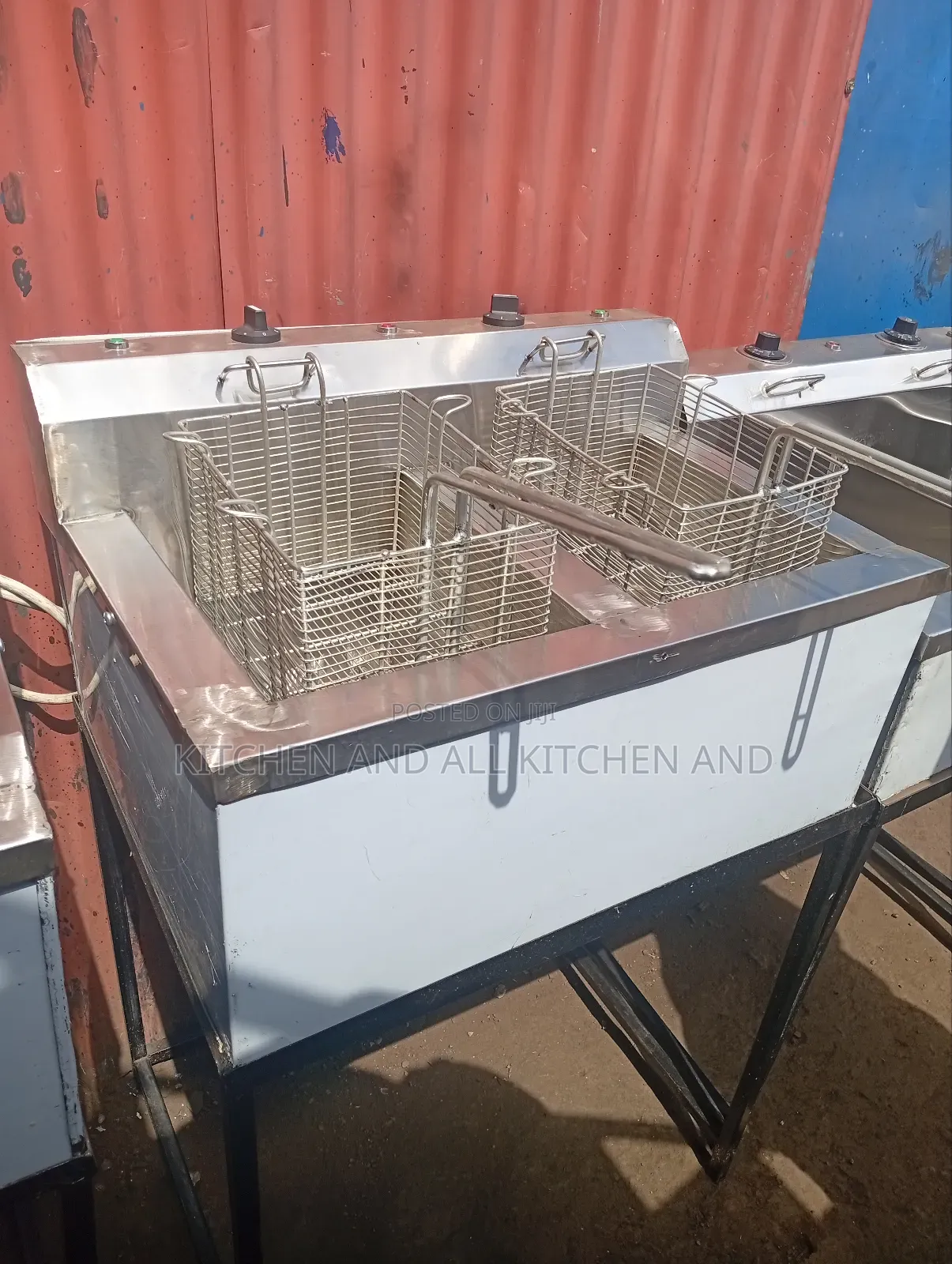 Stainless Steel Double-Double Element Fryer