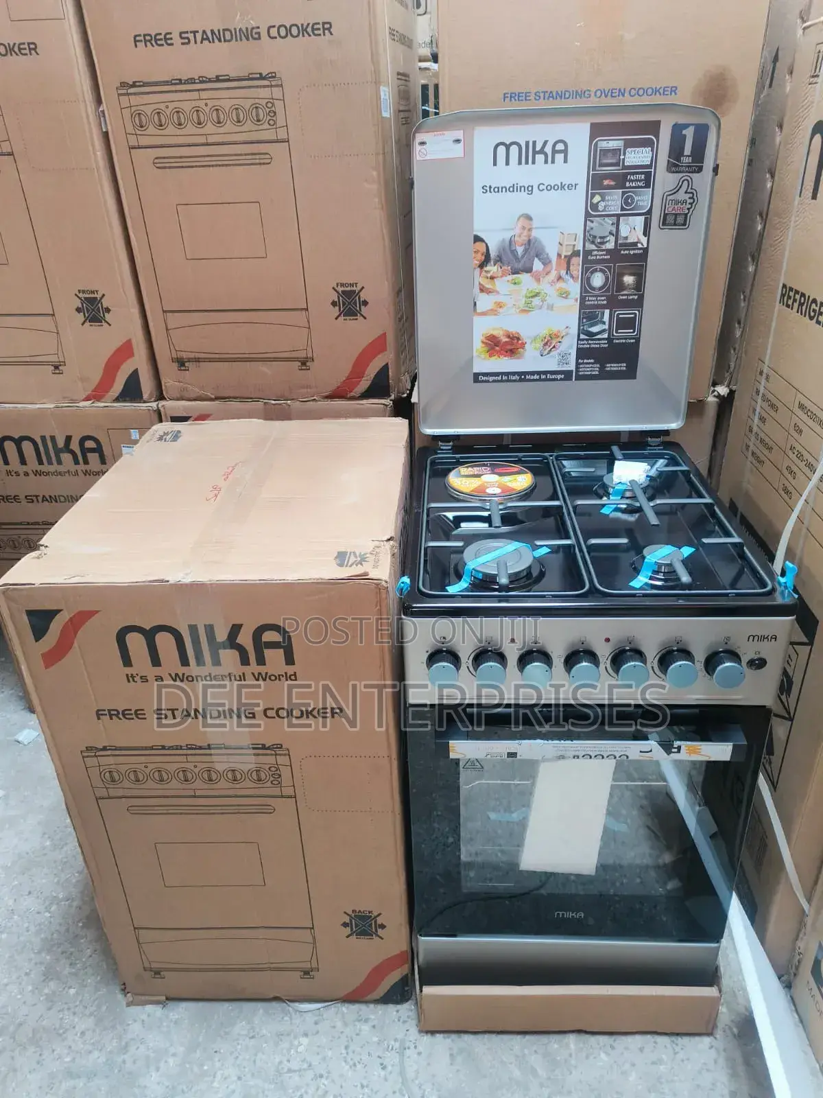 Mika 3+1 50*60 Standing Cooker