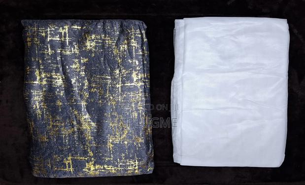 3 Pc Marble Curtains 3 M With Sheer - thumbnail 4
