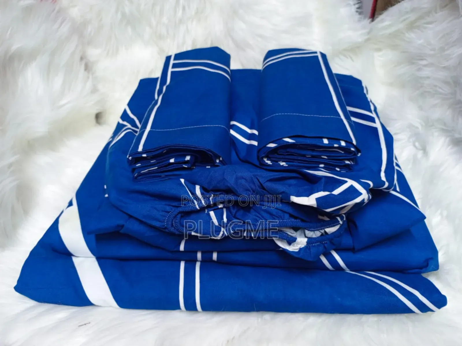 4 in 1 100% Cotton 3pc Bedsheets 6×7