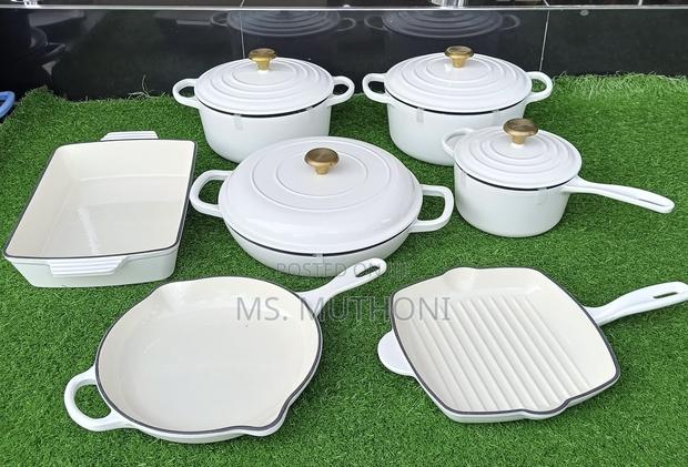 Heavy Original Quality 11pcs Sfe Cast Iron Cooking Pots - thumbnail 3