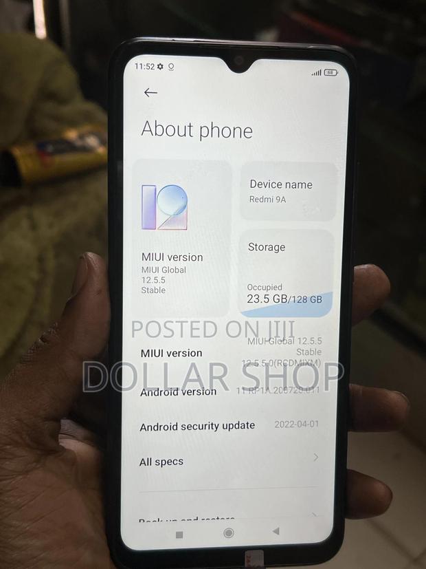 Xiaomi Redmi 9A 128 GB Black - thumbnail 3