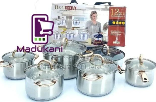 12pcs Bominox Stainless Steel Cookware Set